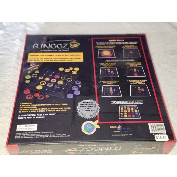 Ringgz Strategy Game New In Box All Wooden Game - Picture 2 of 2